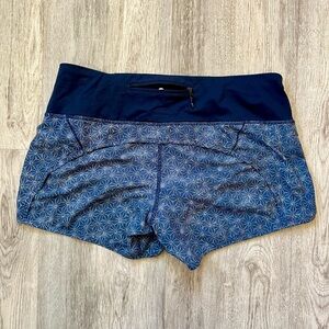 Lululemon Speed Up Short, Blue Size 6, 4-inch inseam